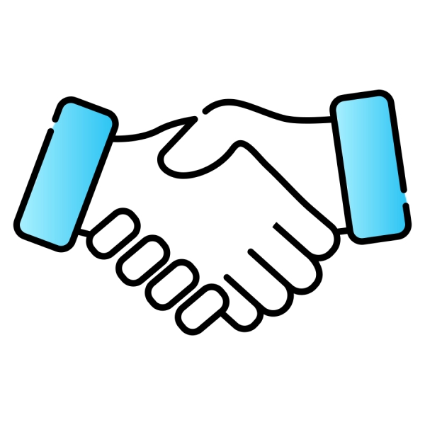 Shaking hands icon